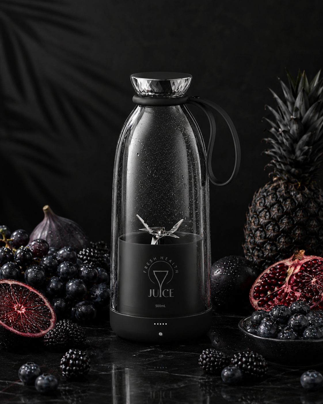 Electric Portable Juicer Cup with USB Charging – 500ml